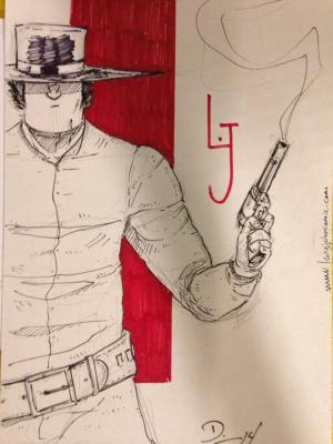 Long John sketch from Crocker-Con 2014