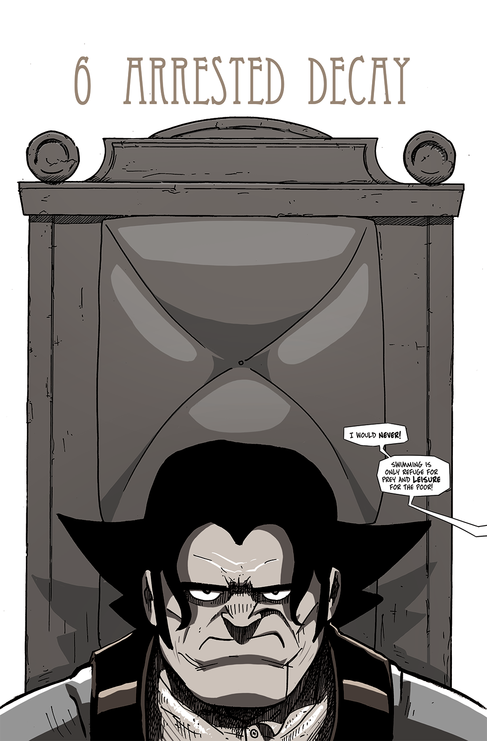 He's just mad that no one noticed how sharp he was able to make his hair spikes this morning. He's just mad that no one noticed how sharp he was able to make his hair spikes this morning.