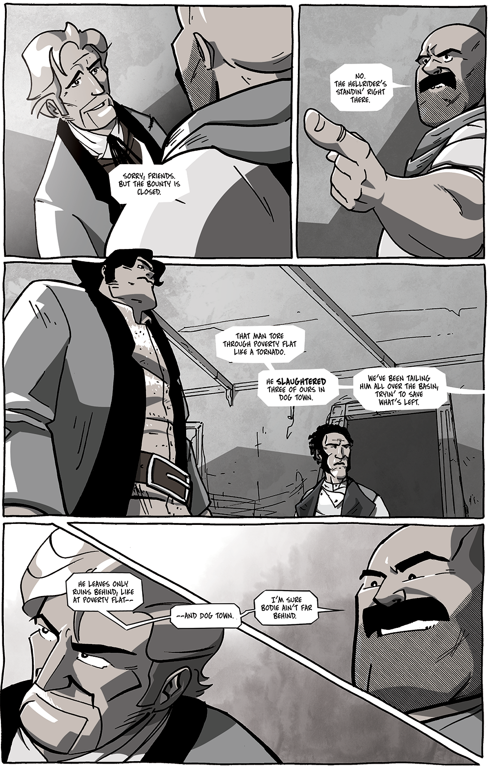 If you think of all the strange angles, it's like the camera operator was slipping over ice during the making of this page.