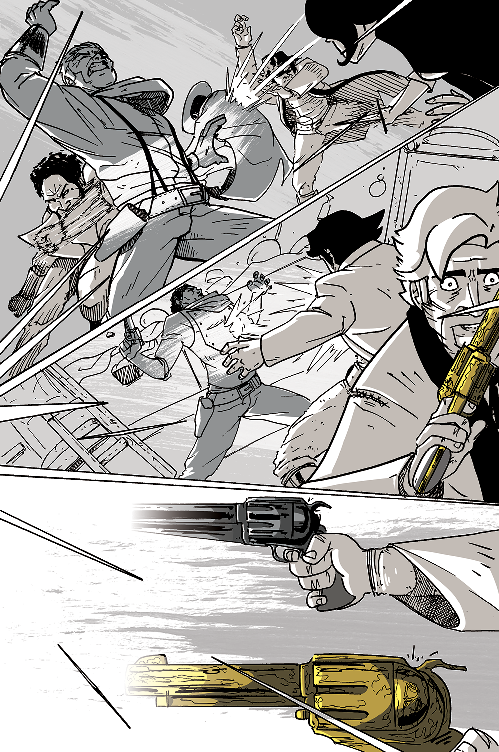 We can imaging Rich Jack in panel 2 suddenly had a meta-realization that he's just a character in a comic.