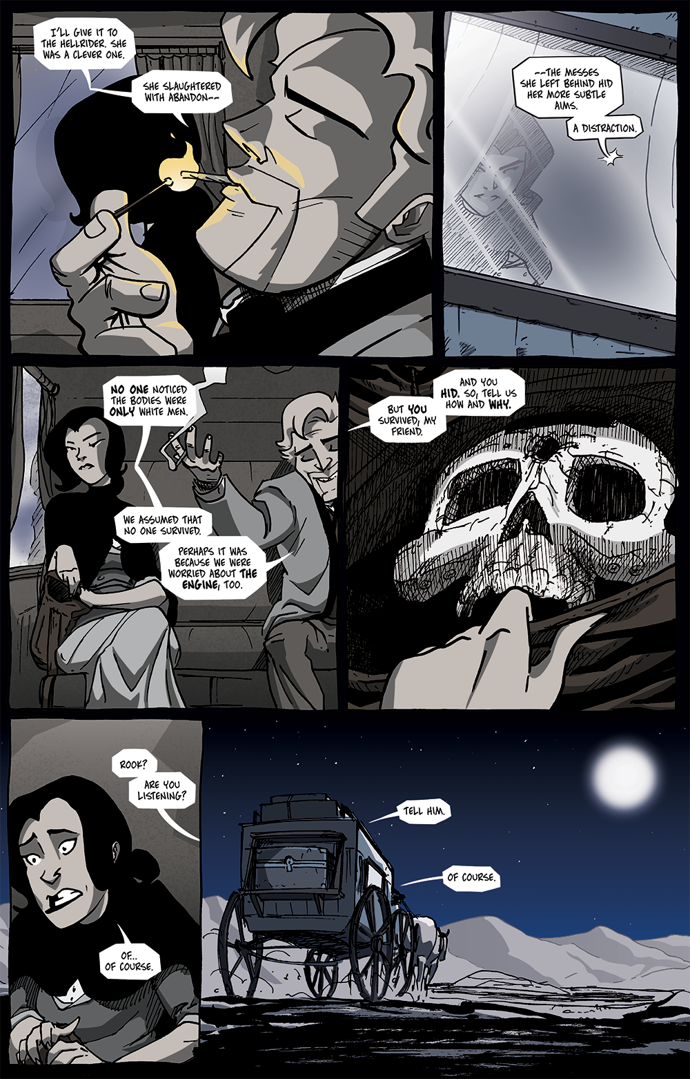 I think the moon looks different every single time it appears in the comic. 
