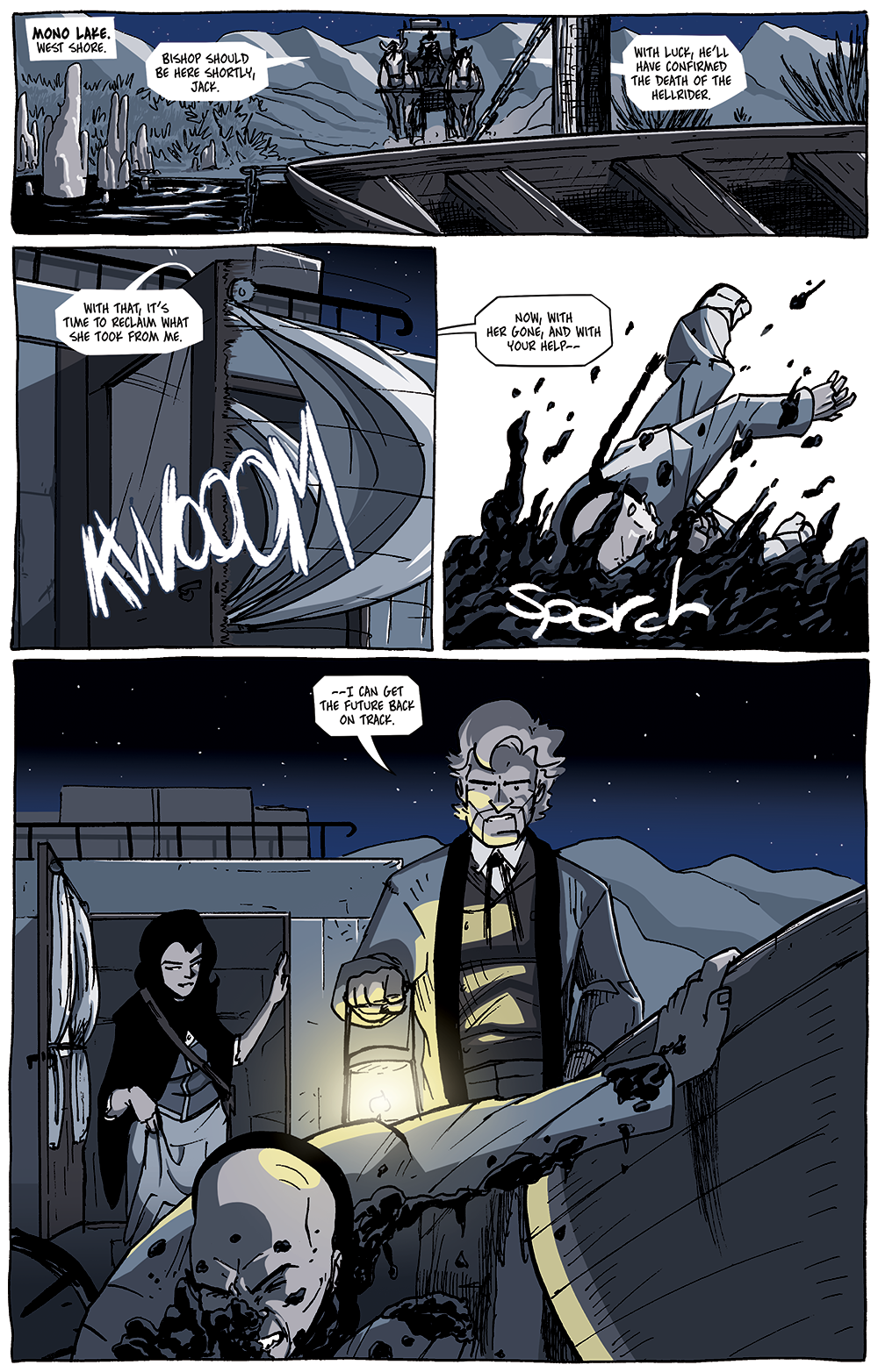 The Rook is only smiling because she just thought of a great joke to tell Rich Jack later.