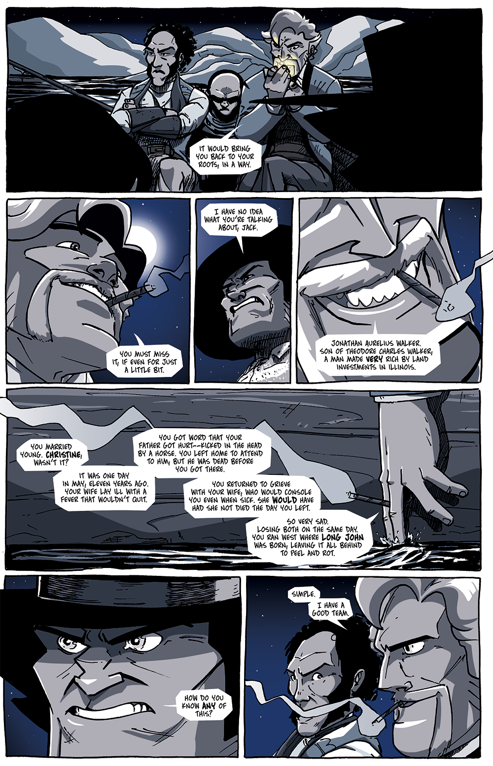 Did I go too hard with Long John's full name? Maybe. Do I regret it? Absolutely not.